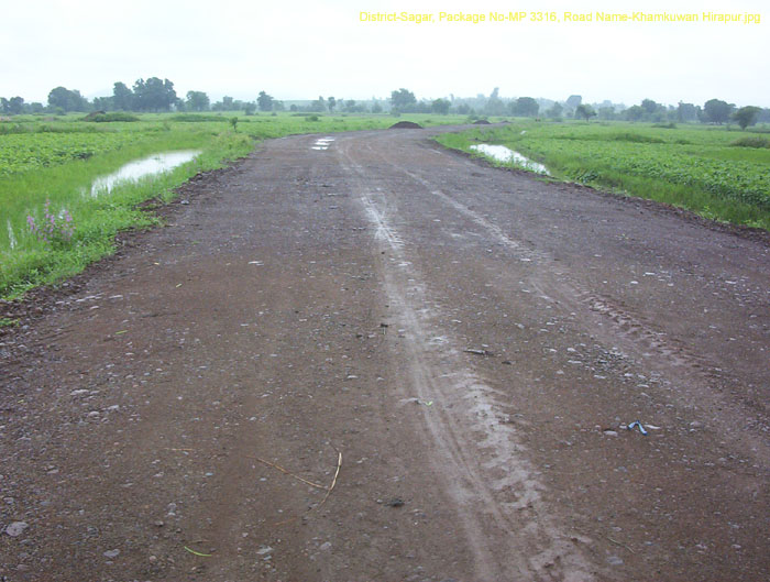 District-Sagar, Package No-MP 3316, Road Name-Khamkuwan Hirapur